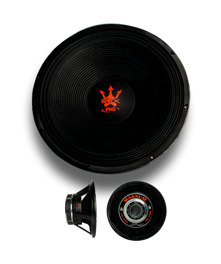 subwoofer rex pro 1750w 18 polegadas