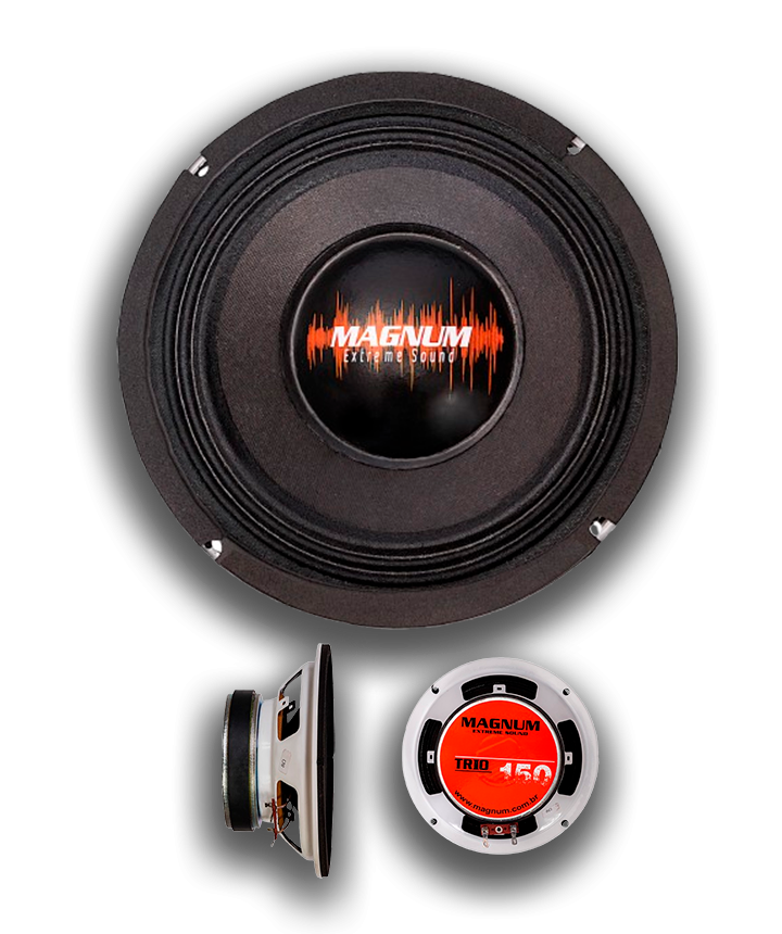 woofer trio mini 6 polegadas 120w
