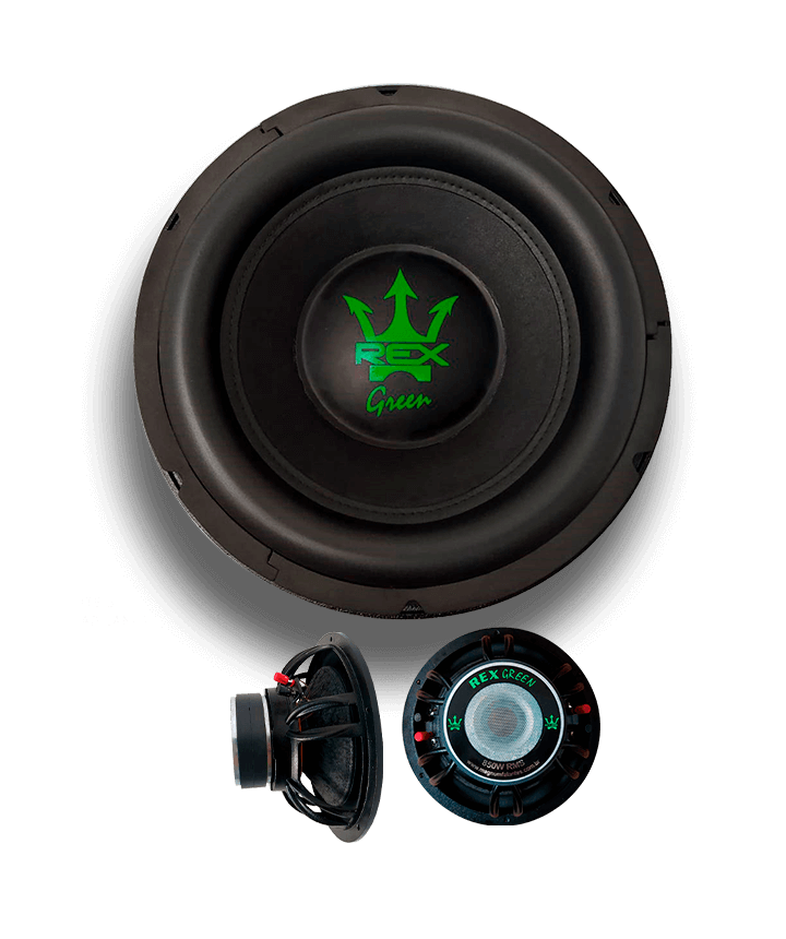subwoofer rex green 850w 12 polegadas