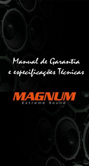 Manual de Garantia Magnum Alto Falantes