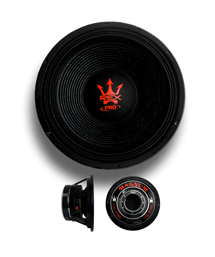 subwoofer rex pro 1750w 15 polegadas