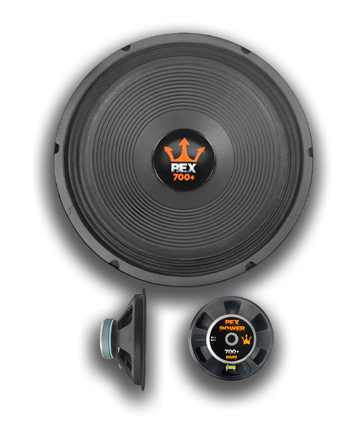 Woofer Magnum Rex Power RP-550 8 Polegadas 550W RMS 4 ou 8 Ohms Bobina Simples