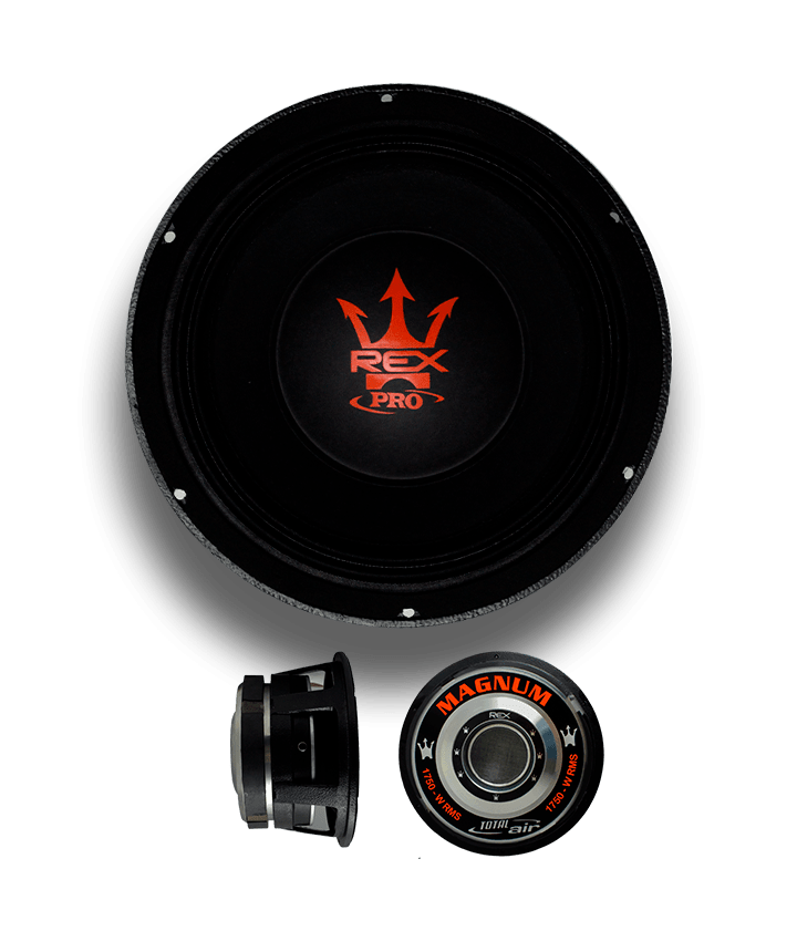 subwoofer rex pro 1750w 12 polegadas